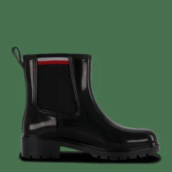 Corporate Elastic Rainboot Black