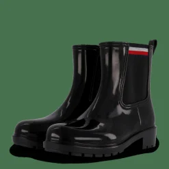 Corporate Elastic Rainboot Black