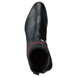 Cosy High Heel Leather Black