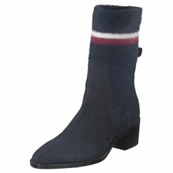 Cosy Mid Heel Suede Cki Midnight