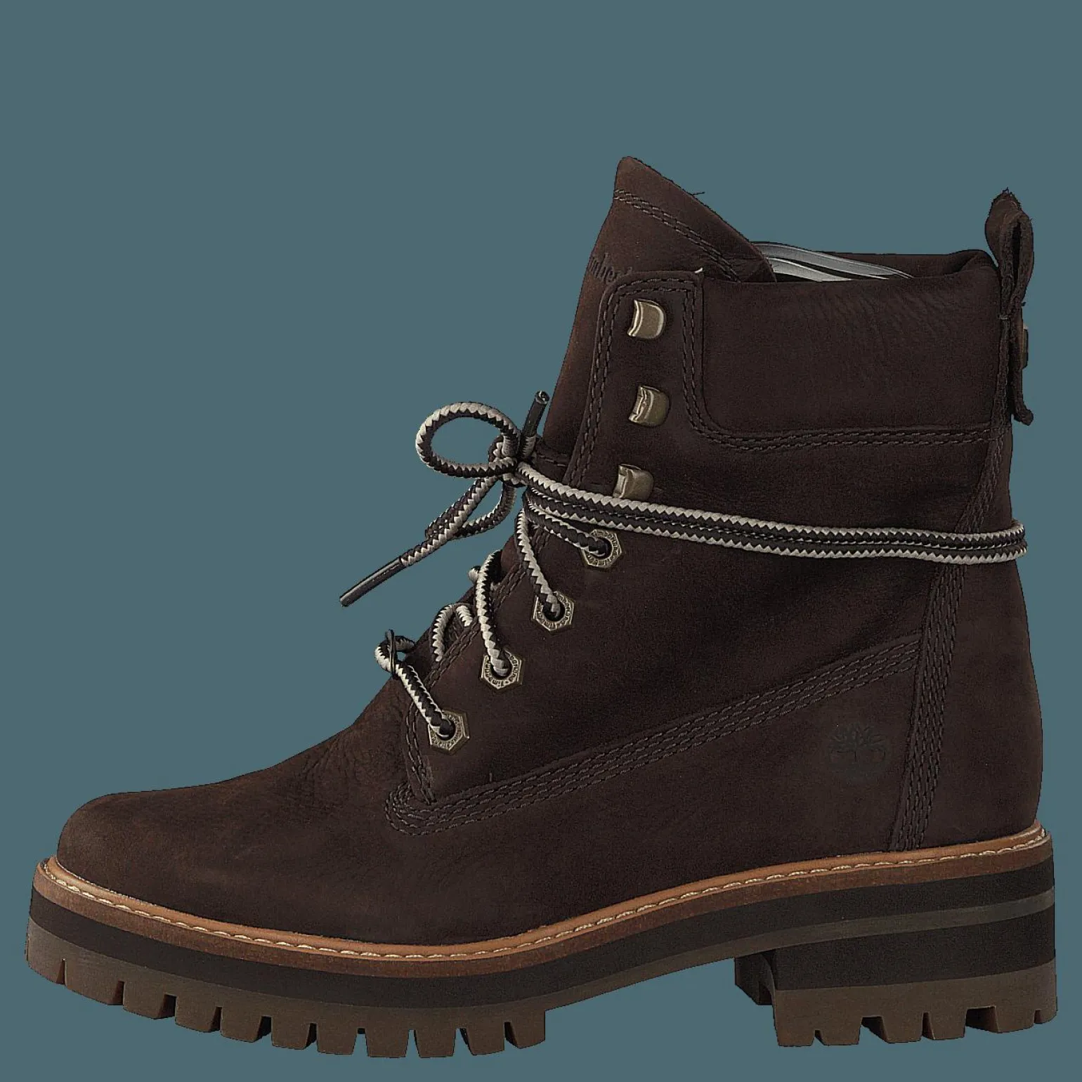 Courmayeur Valley Yellow Boot Dark Walnut
