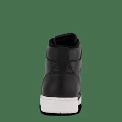 Court Leather High-Top Sneaker Black / White PP