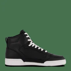 Court Leather High-Top Sneaker Black / White PP