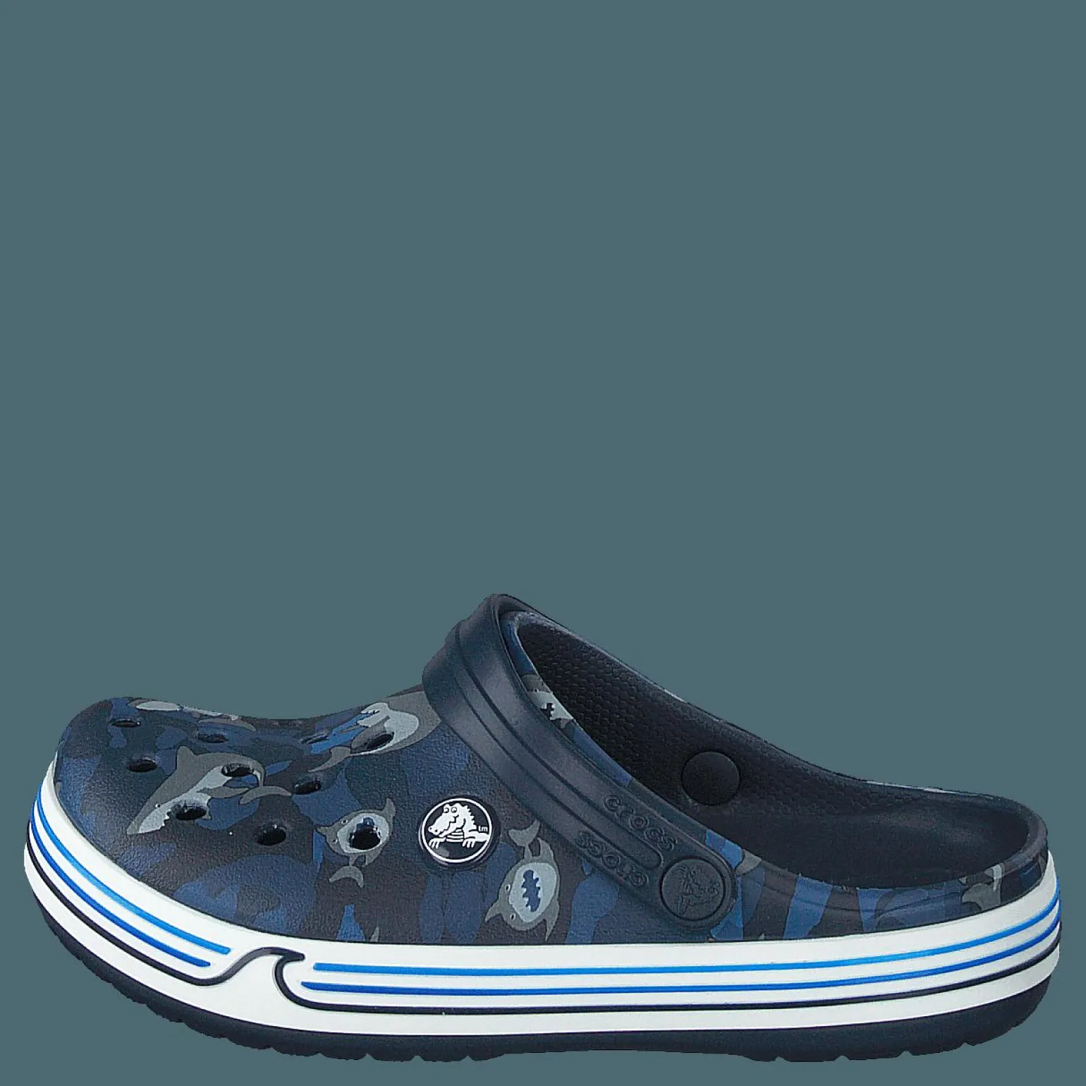 Crocband Shark Clog Kids Navy