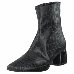 Croco Basic Boots Black
