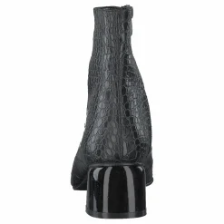 Croco Basic Boots Black