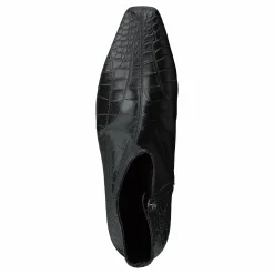 Croco Basic Boots Black