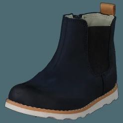 Crown Halo T Navy Leather