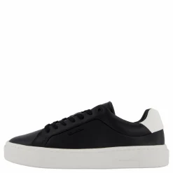 Cupsole Lace Up W/ml Lth Ck Black
