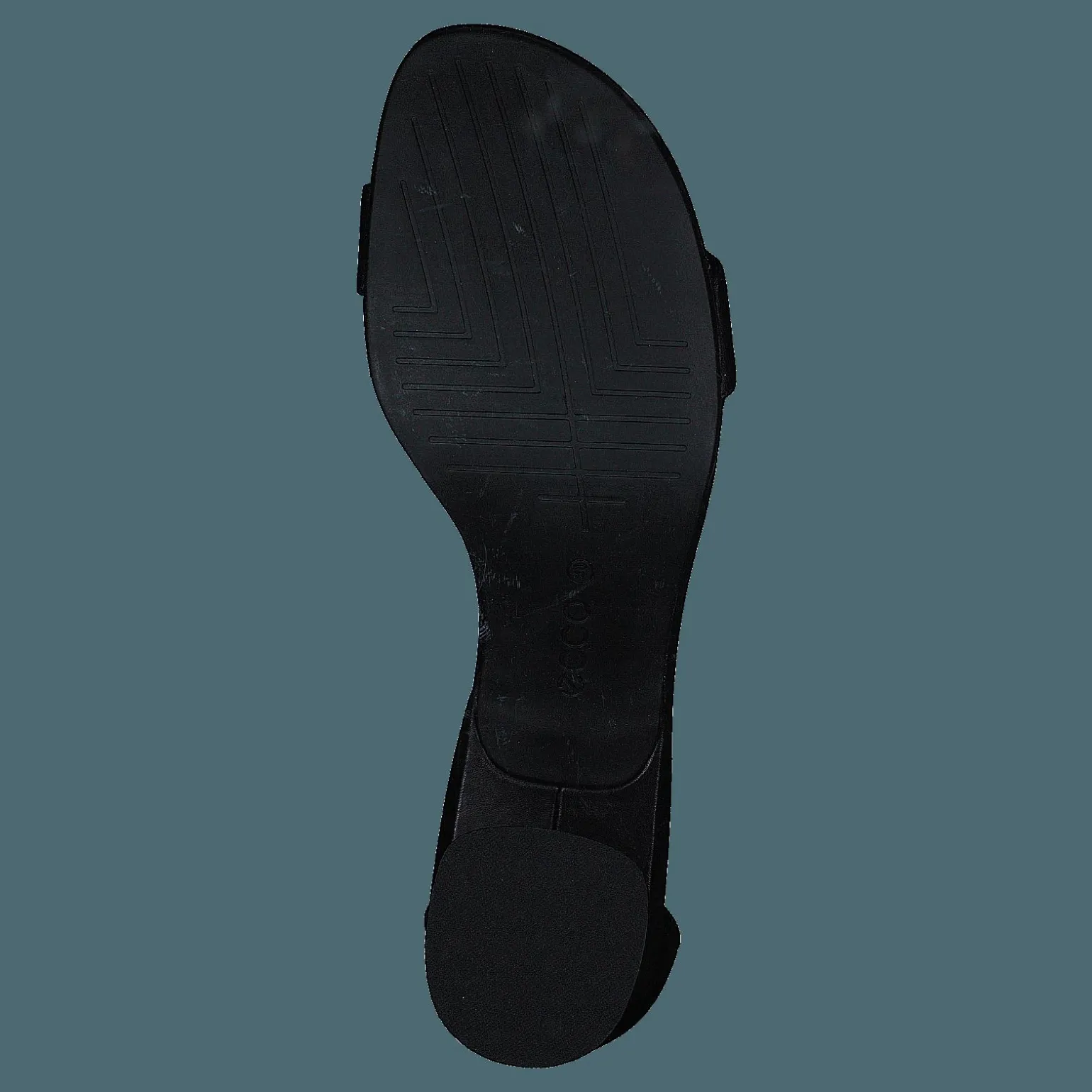 Ecco Elevate 45 Block Sandal Black