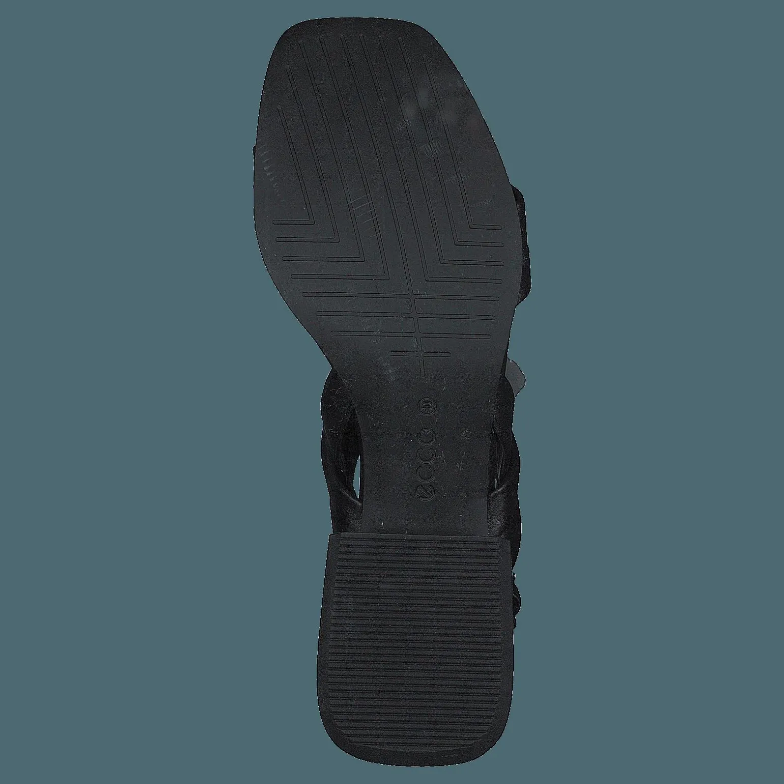 Ecco Elevate Squared Sandal Black