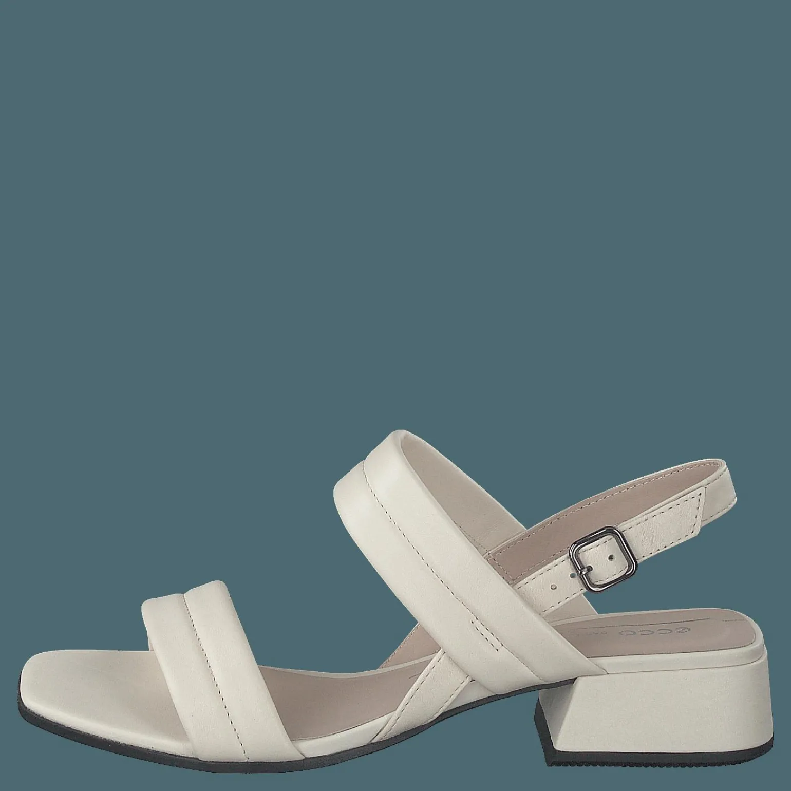 Ecco Elevate Squared Sandal Limestone