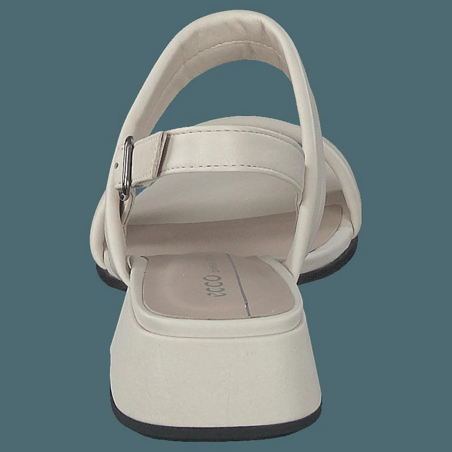 Ecco Elevate Squared Sandal Limestone