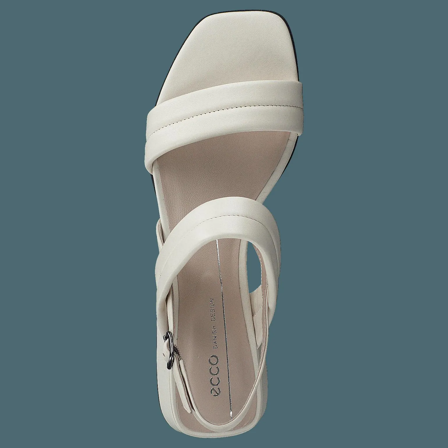 Ecco Elevate Squared Sandal Limestone