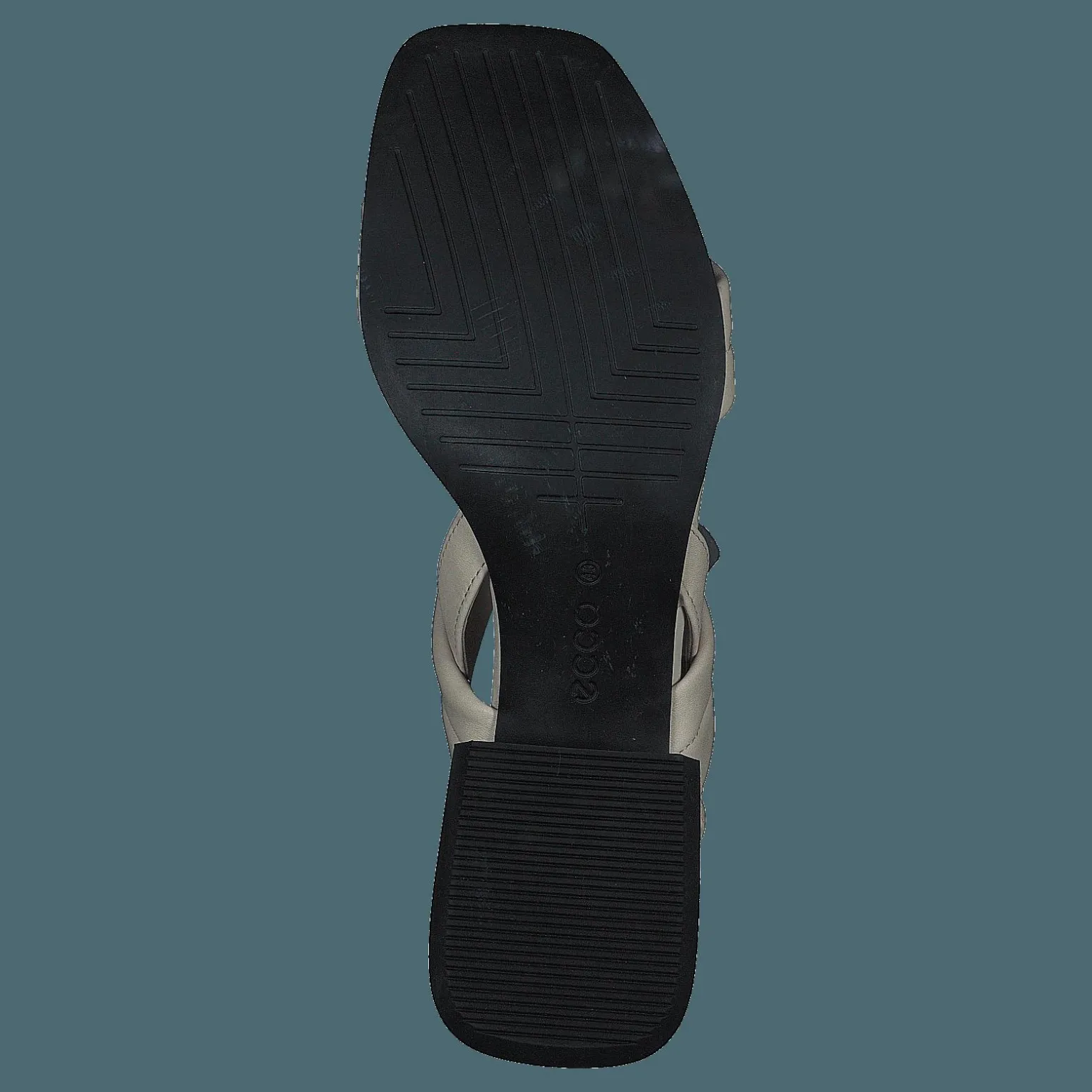 Ecco Elevate Squared Sandal Limestone