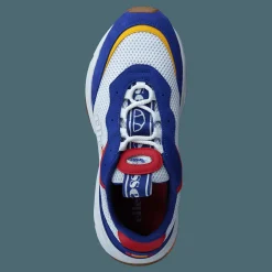 El Massello Text Af Blu/wht/red