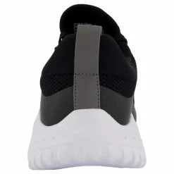 Eva Runner Sock Low Knit Mtr Black/white/ Charcoal Grey