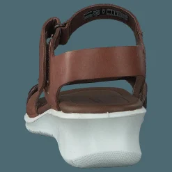 Felicia Sandal Brandy/coffee/mahogany