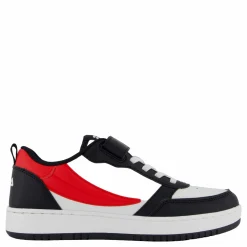 Fila Rega Nf Velcro Kids Black-fila Red