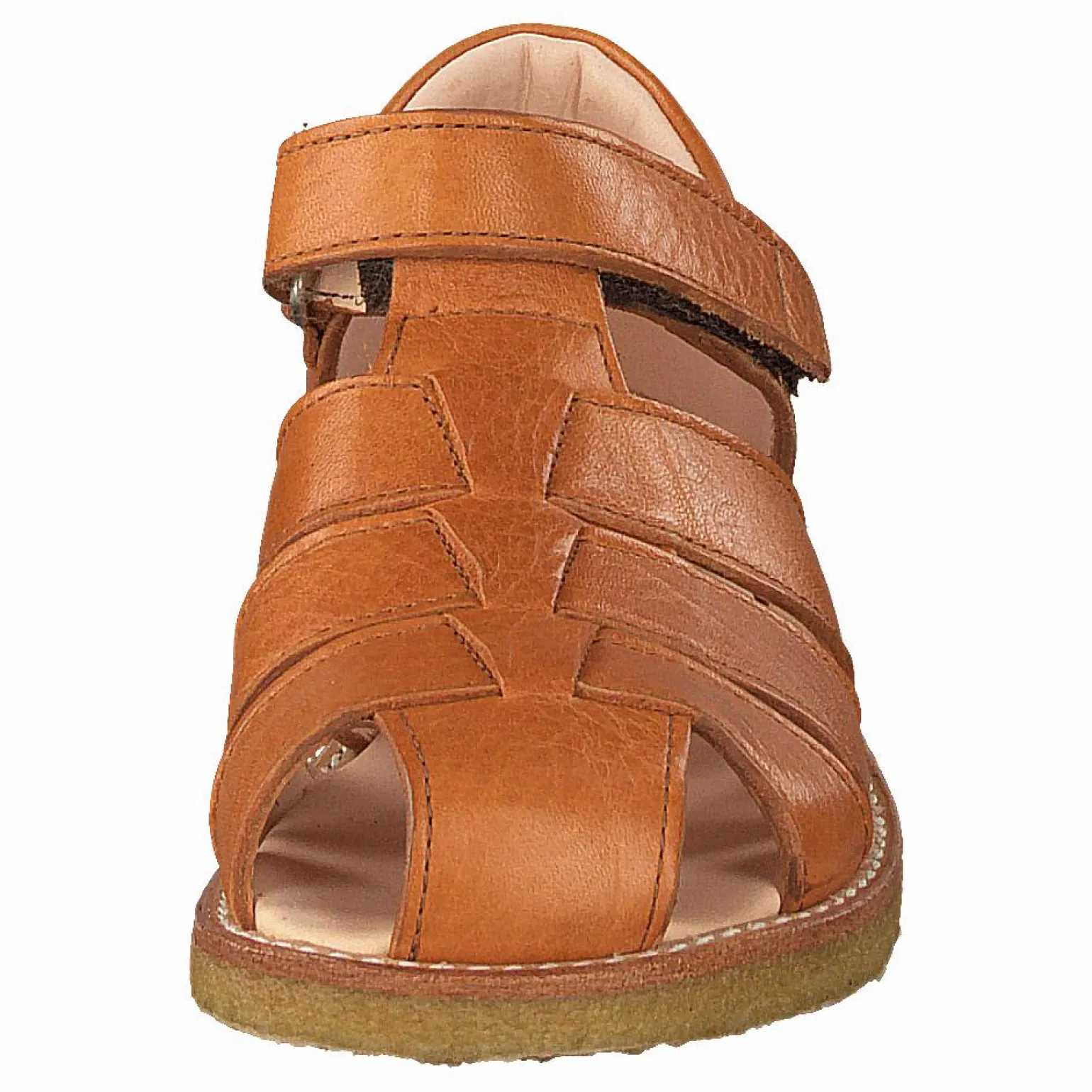 Fisherman Sandal With Velcro Cognac