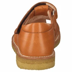 Fisherman Sandal With Velcro Cognac