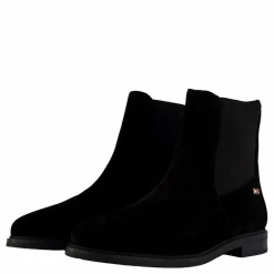 Flag Suede Low Chelsea Black