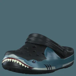 Fun Lab Shark Band Clog Kids Black