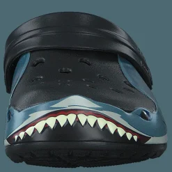 Fun Lab Shark Band Clog Kids Black