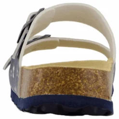 Fussbettpantoffel Blau/mehrfarbig