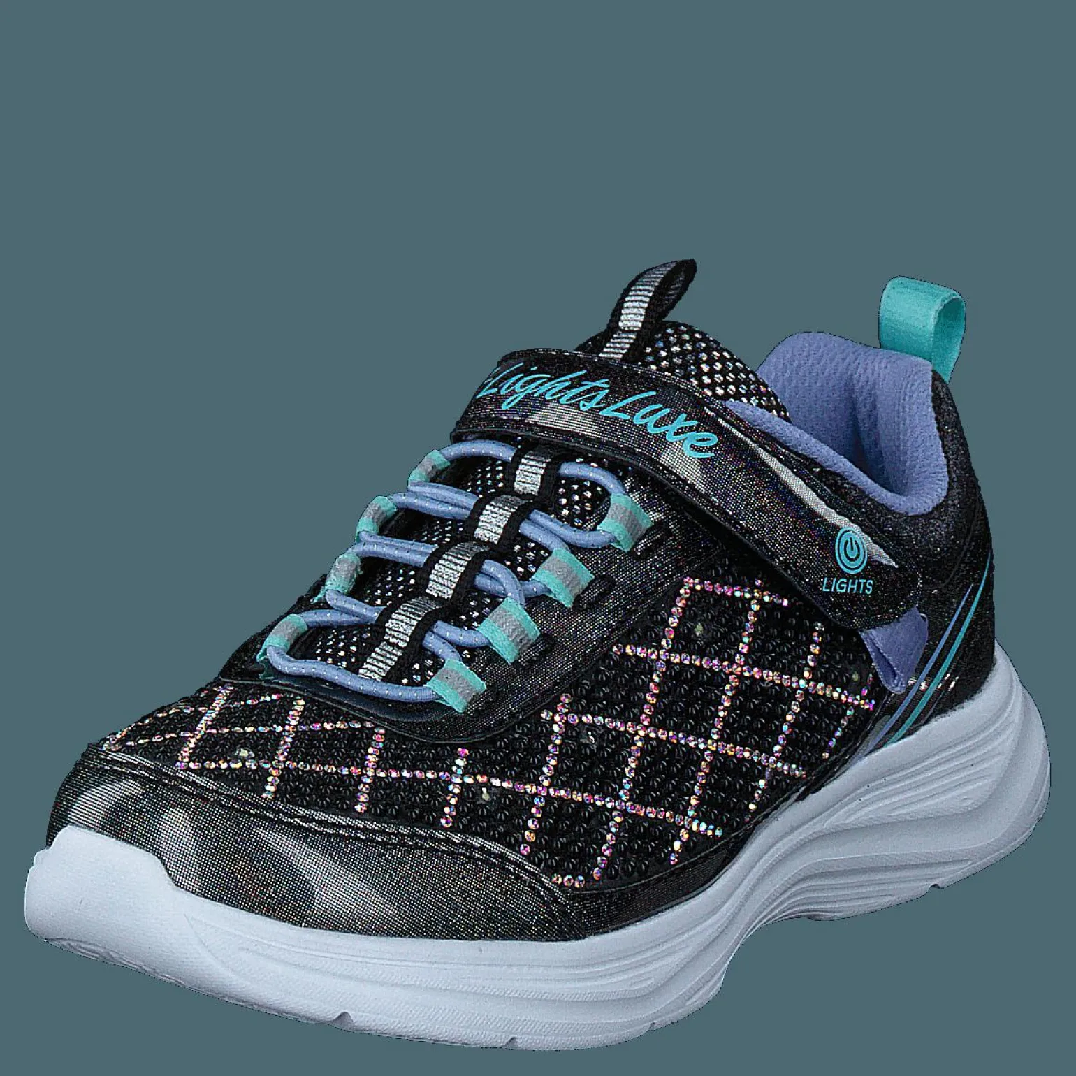 Girls S-lights Glimmer Kicks - Bklb