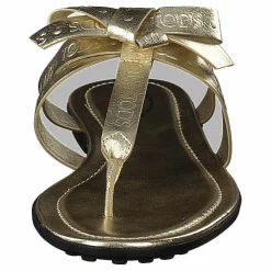 Gomma Bow Sandal Flan
