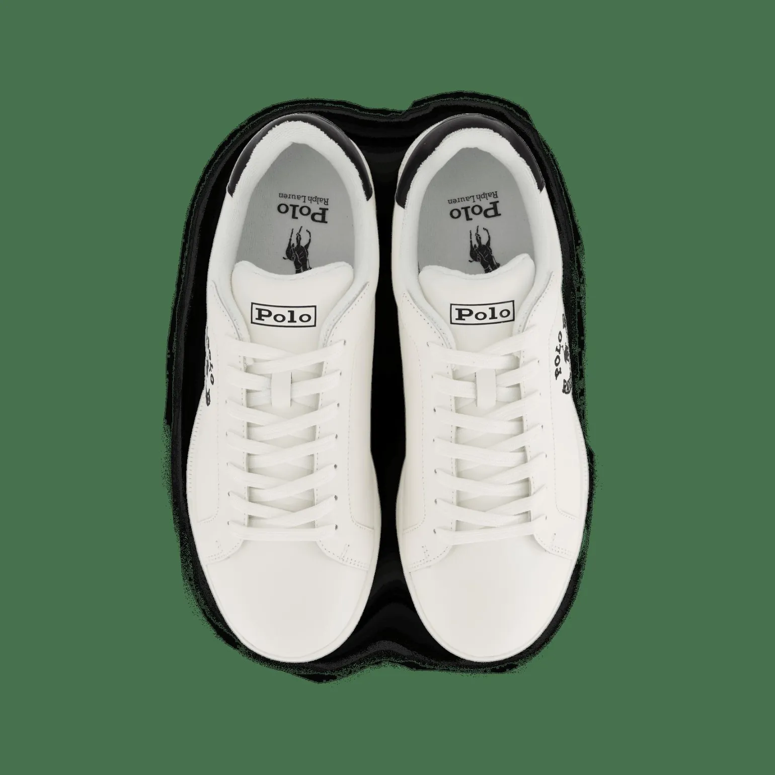 Heritage Court II Leather Sneaker Deckwash White / Black