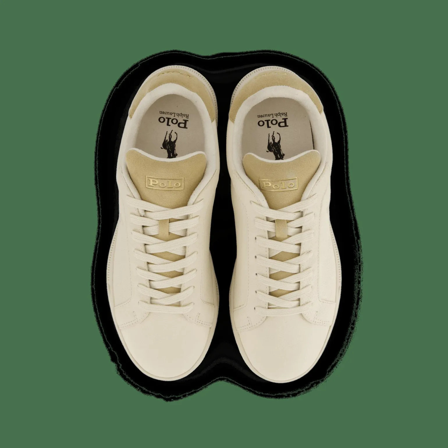 Heritage Court II Leather Sneaker Ecru / Bone