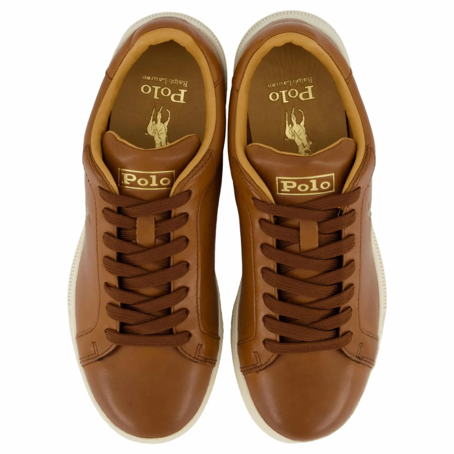 Heritage Court II Leather Sneaker Polo Pale Russet