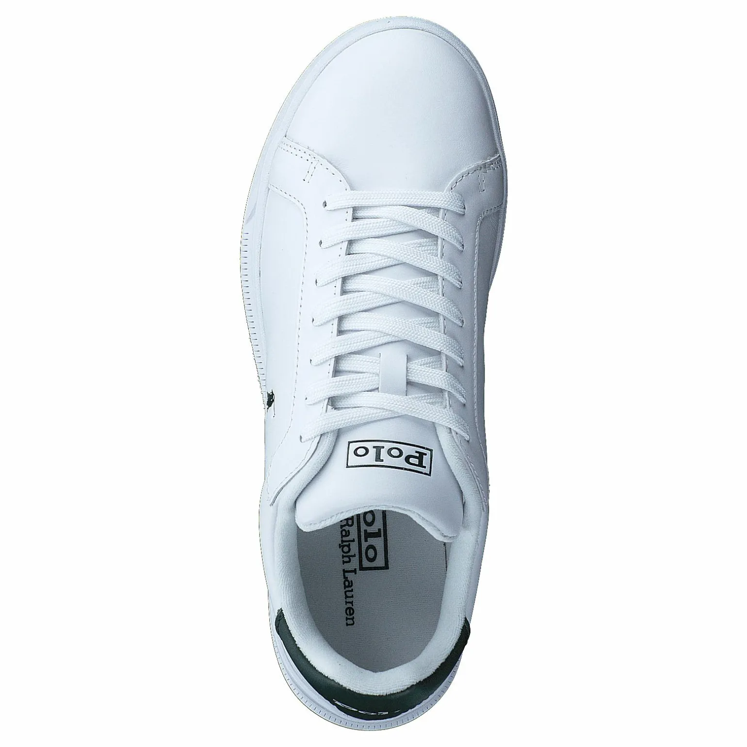 Heritage Court II Leather Sneaker White / College Green PP