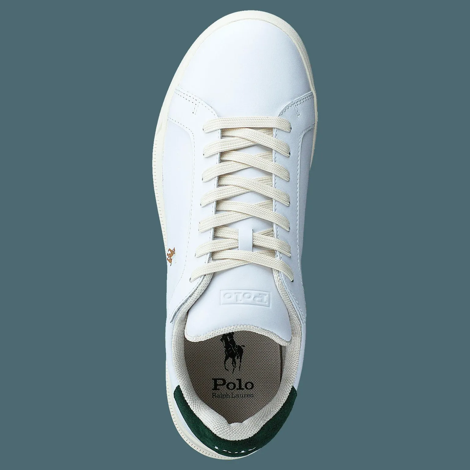 Heritage Court II Leather Sneaker White / College Green