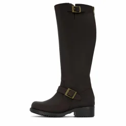 High Zip Back Brown/Gold