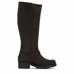 High Zip Back Brown/Gold