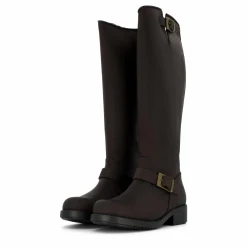 High Zip Back Brown/Gold