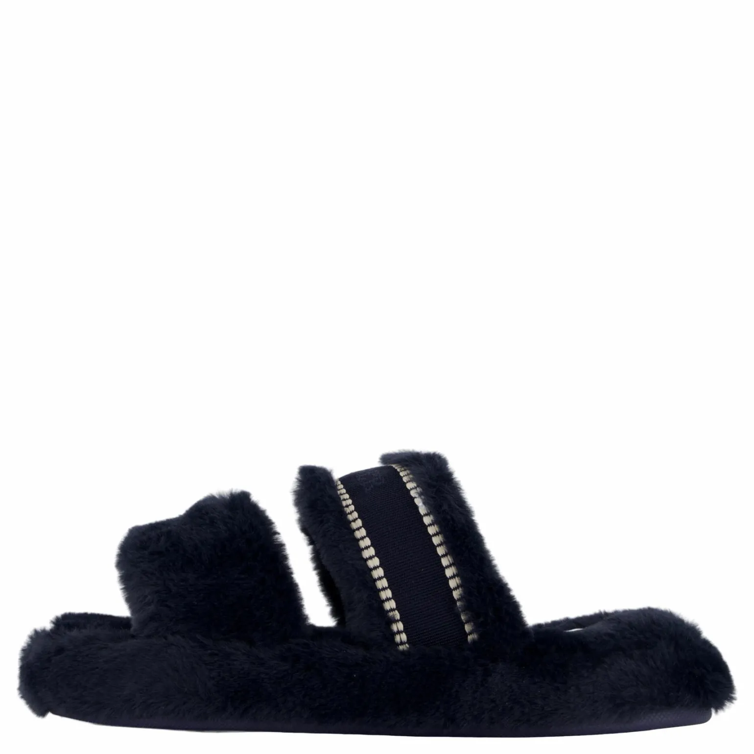 Hilfiger Fur Basics Slipper Space Blue