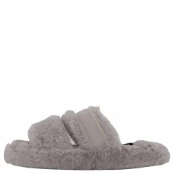 Hilfiger Fur Basics Slipper Grey Whisper
