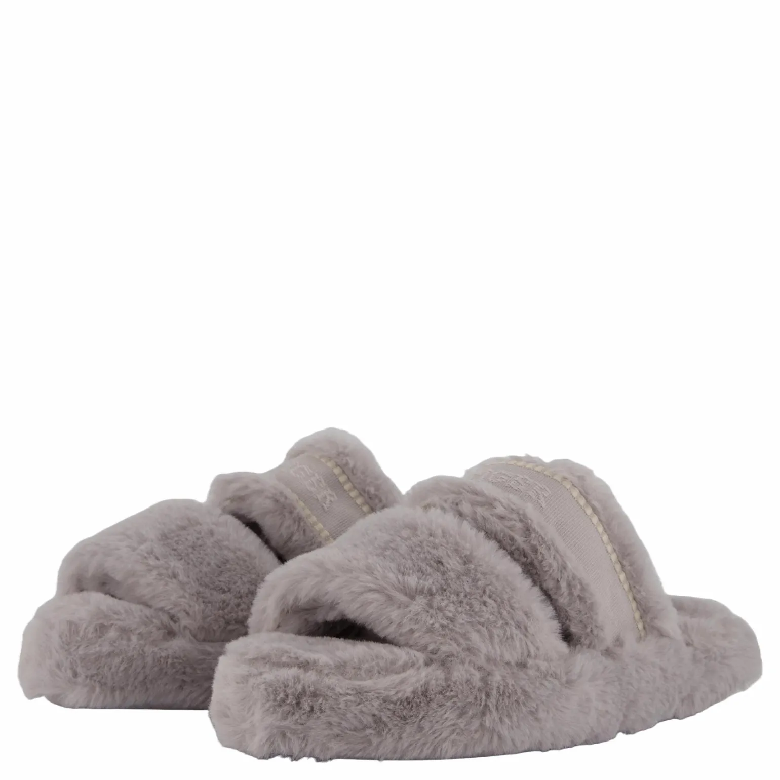 Hilfiger Fur Basics Slipper Grey Whisper
