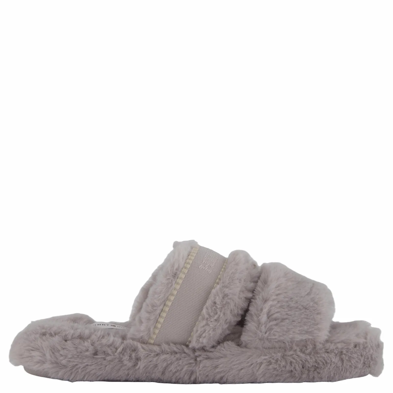 Hilfiger Fur Basics Slipper Grey Whisper