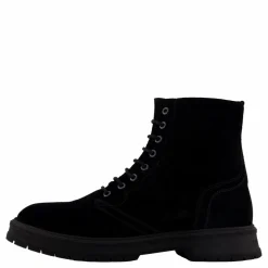Hilfiger Suede Lace Zip Boot Black