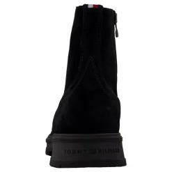 Hilfiger Suede Lace Zip Boot Black