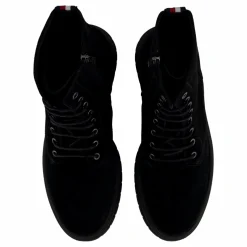 Hilfiger Suede Lace Zip Boot Black