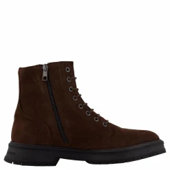 Hilfiger Suede Lace Zip Boot Cocoa