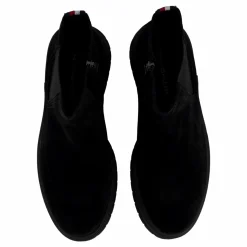 Hilfiger Suede Zip Chelsea Black