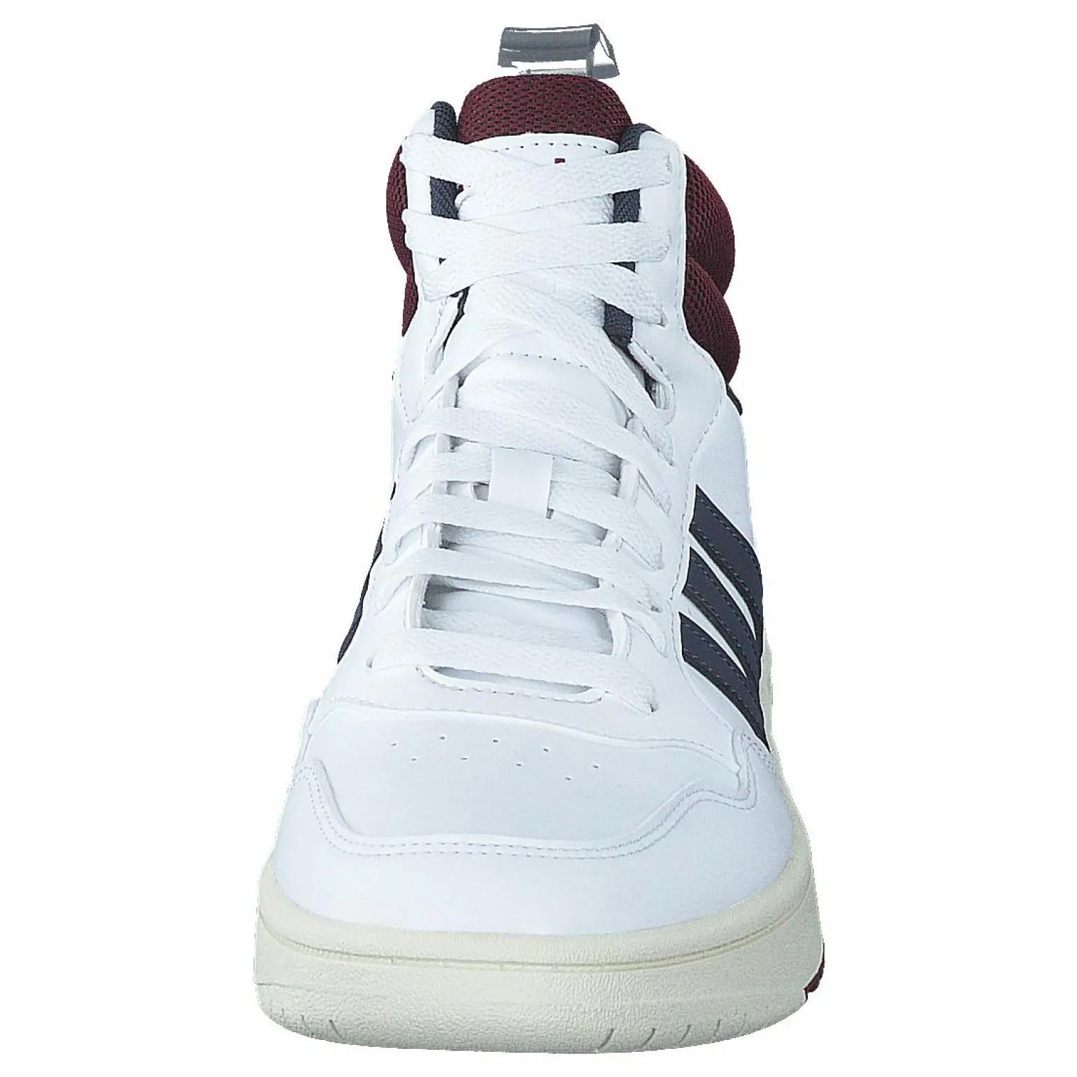 Hoops 3.0 Mid Lifestyle Basketball Classic Vintage Shoes Cloud White / Shadow Navy / Shadow Red
