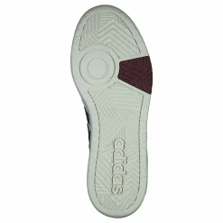 Hoops 3.0 Mid Lifestyle Basketball Classic Vintage Shoes Cloud White / Shadow Navy / Shadow Red